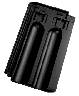 Керамическая черепица Koramic Tradi 12 Noble black engobe