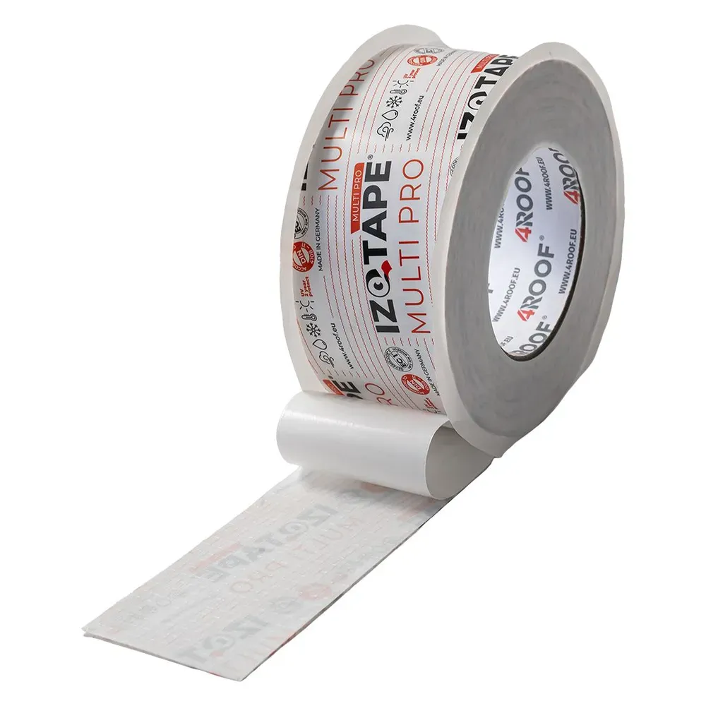 Мультифункциональная лента IZOTAPE MULTI PRO, односторонняя клейкая лента для наружных и внутренних работ, 25м, 4roof