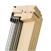 Энергосберегающее деревянное мансардное окно, FTT-U8 Thermo, 78x140, Среднеповоротное открывание, Fakro