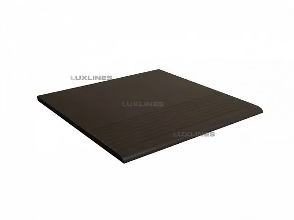 Ступень плоская рядовая 300x300x11мм гладкая, Natural Brown Plain, Paradyz, изобр. 1