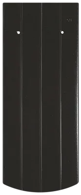 Керамическая черепица Creaton Biber Profil+ Sachsischer 15,5x38x1,2, Антрацит