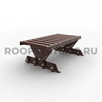 Ступенька кровельная Prestige ZN 330, Master Фальц, 0,6м., Ral 8017, Коричневый, Roofsystems
