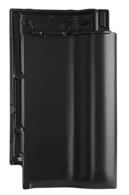 Керамическая черепица Creaton MZ3 NEU, Черный матовый