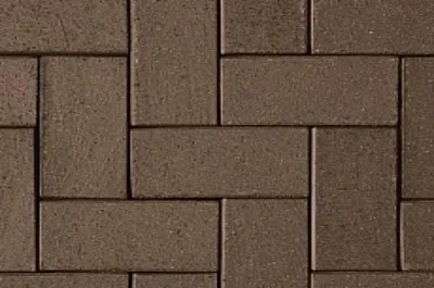 Тротуарная клинкерная брусчатка, Schwarz Braun 200х100х45 мм, ABC Klinkergruppe Brick