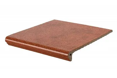 Ступень флорентинер, 335x310x10 мм, Granit Rot, ABC Klinkergruppe