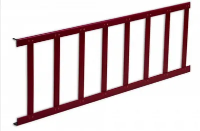 Комплект снегозадержания Красный, KLOBER, 3 м. п. (1 решётка, 4 опоры)