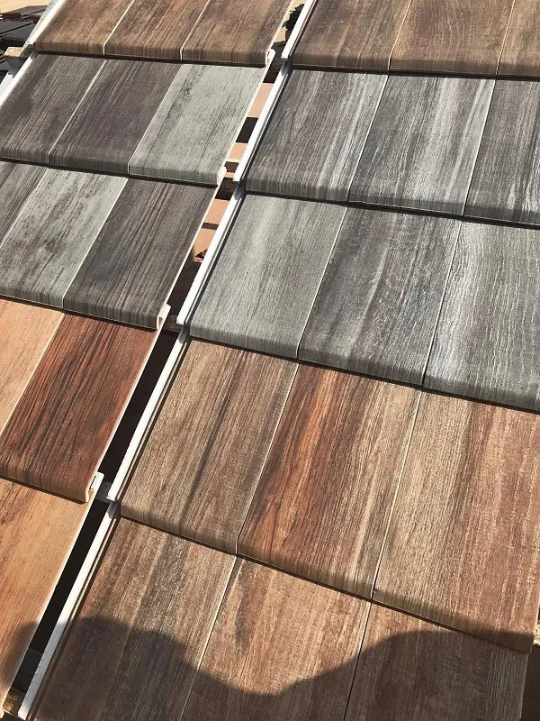 Керамическая черепица Flat 10, Weathered Cedar, Tejas Borja (Струйная печать под дерево), изобр. 9