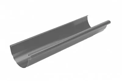 Желоб водосточный (3 м.) STAL, 145/80 (125/80), d-125  мм, цвет Графит hidden, Galeco