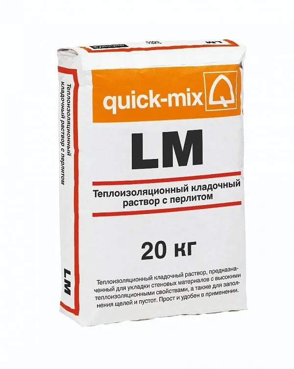 Теплоизоляционный кладочный раствор Leichtmauermörtel LM, Sievert, изобр. 1