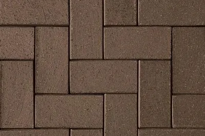 Тротуарная клинкерная брусчатка, Schwarz Braun 200х100х20 мм, ABC Klinkergruppe Brick
