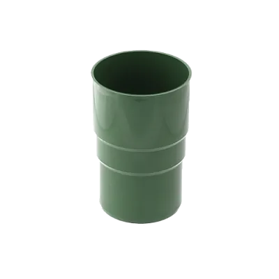 Соединитель водосточной трубы, пвх, d-90 мм, зеленый, BRYZA