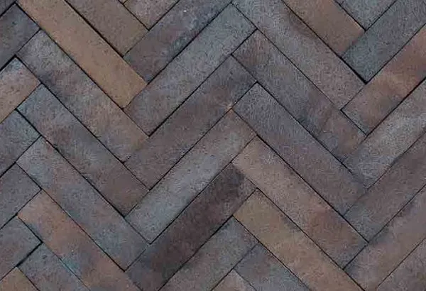 Тротуарная клинкерная брусчатка Gotland blau-braun Schmolz 292x71x71 ABC Klinkergruppe Brick, изобр. 1