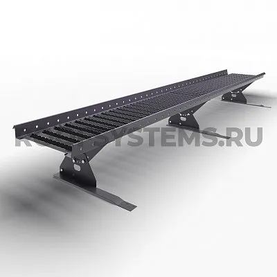 Мостик кровельный Prestige ZN 360, Для композитной кровли и сланца, 2,5м., Ral 7024, Графит, Roofsystems