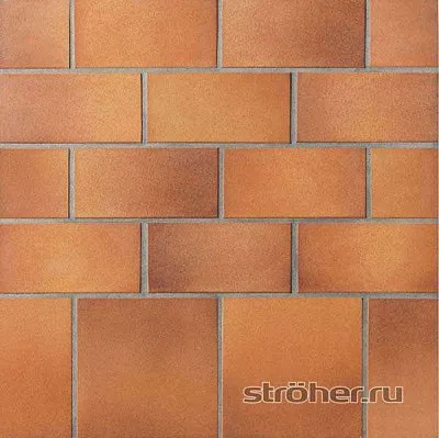 Клинкерная напольная плитка, 240x240x12 мм, 307 wheat, Stroeher