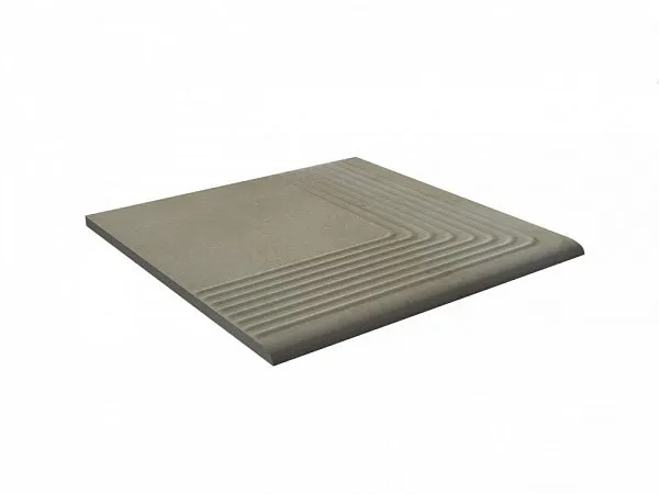Ступень плоская угловая 300x300x11мм, Scandiano Beige, Paradyz, изобр. 1