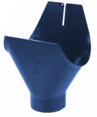 Воронка желоба, сталь, d-150 мм, лазурно-синий,  Aquasystem