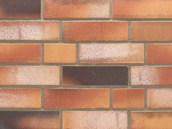 Клинкерная облицовочная плитка, 240×71×12 мм, 492 orange-bunt, Stroeher, изобр. 1