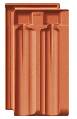 Керамическая черепица Creaton Rustico, Натуральный красный