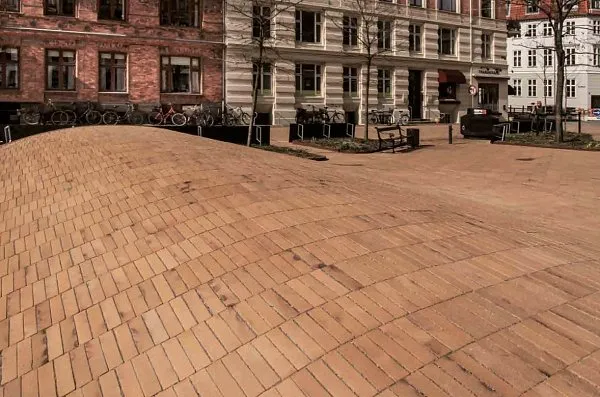 Тротуарная клинкерная брусчатка Kopenhagen gelb-Kohlebrand, 292x71x52 ABC Klinkergruppe Brick, изобр. 2