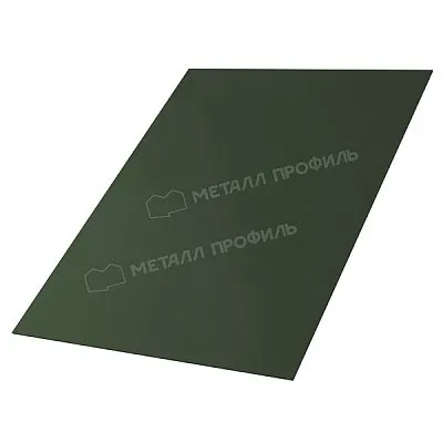 Лист плоский VikingMP® E, 0,5мм, Бутылочно-зелёный, Ral 6007, МеталлПрофиль