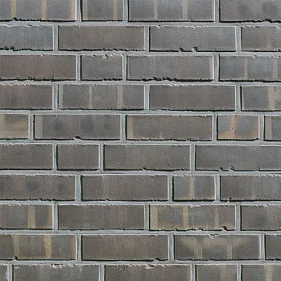 Облицовочный кирпич NOTTINGHAM Базальтовый пестрый (basalt-bunt) тыльная (Fußsortierung CHELSEA), 210x100x50 мм, Röben