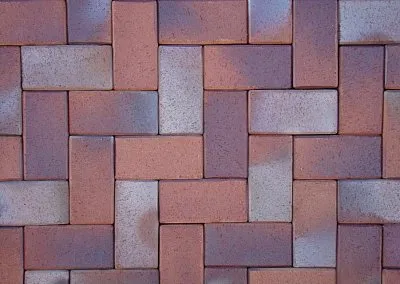Тротуарная клинкерная брусчатка, Danzig 200x100x20 мм, ABC Klinkergruppe Brick