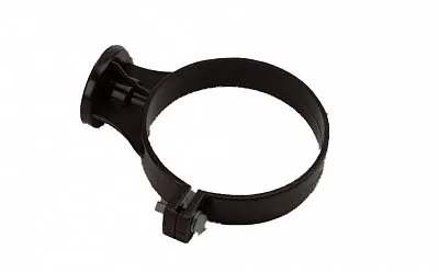 Соединитель желоба KROP ПВХ, 90 мм, цвет Черный, Galeco