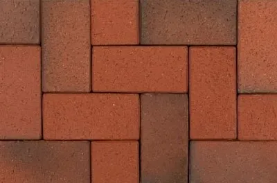 Тротуарная клинкерная брусчатка, Recker-bunt, 200x100x45 мм, ABC Klinkergruppe Brick