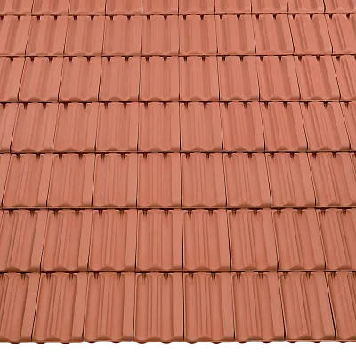 Керамическая черепица Braas Гранат 15V, Naturrot