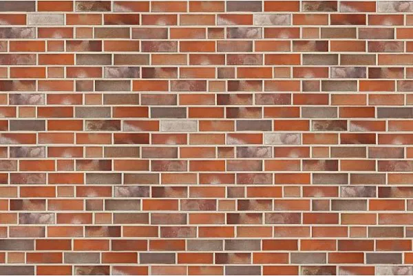 Облицовочный клинкерный кирпич, DF 240x115x71 мм, Oldenburg rot-bunt glat (109), ABC Klinkergruppe Brick, изобр. 1