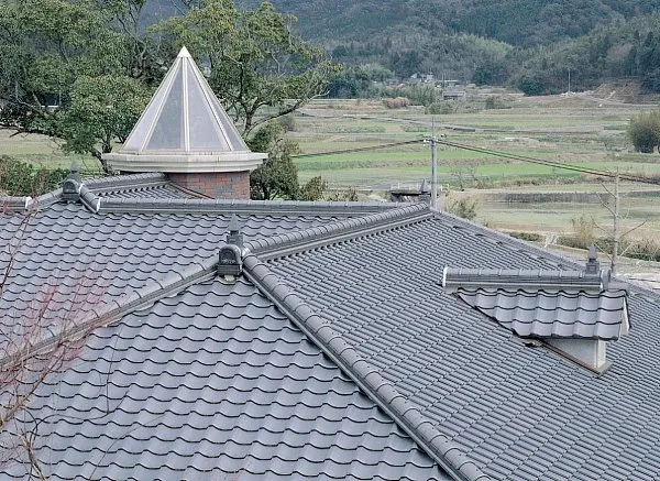Керамическая черепица Maruso TS-roof (Самурай), Серебристо-черный, изобр. 7