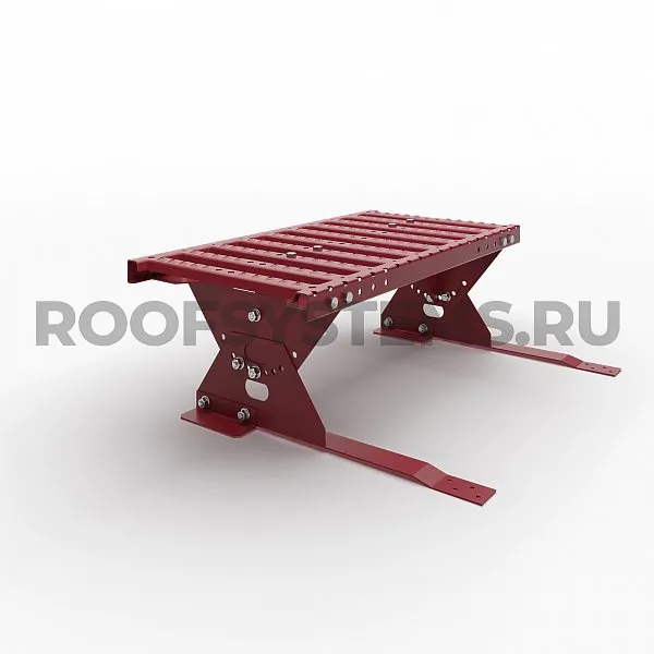 Ступенька кровельная Prestige ZN 330, Для композитной кровли и сланца, 0,6м., Ral 3005, Красное вино, Roofsystems, изобр. 1