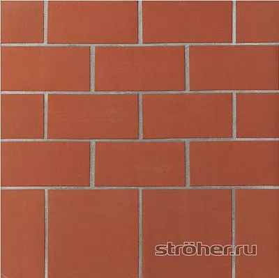 Клинкерная напольная плитка, 240x240x12 мм, 215 patrician red, Stroeher
