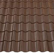 Керамическая черепица Braas Агат 12V, Dunkelbraun