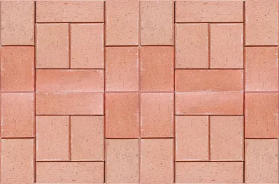 Тротуарная клинкерная брусчатка 200х100х50 мм,Palo de rosa, La Paloma ceramicas