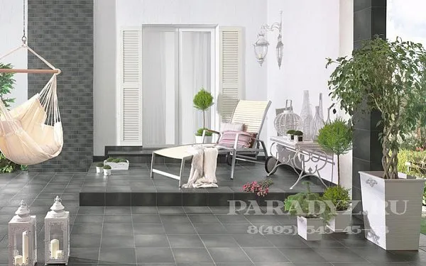 Плитка напольная 300x300x11мм, Semir Grafit, Paradyz, изобр. 2