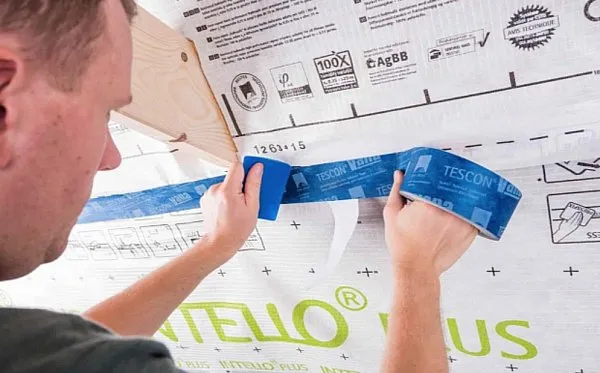 TESCON VANA клейкая лента (6 см x 30 м), Pro clima, изобр. 3