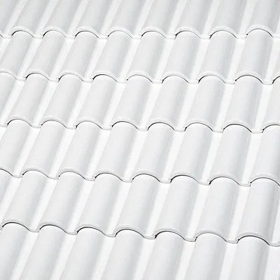 Керамическая черепица La Escandella Large Glazed Mixed (односторонняя глазурь), White klinker
