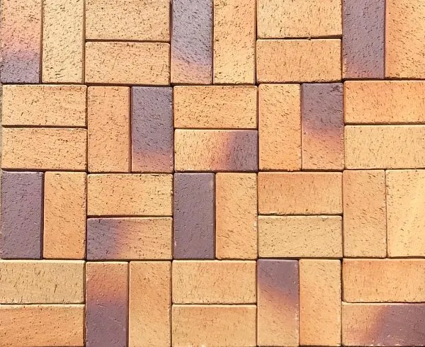 Тротуарная клинкерная брусчатка, Herbstlaub-geflammt 200x100x45 мм, ABC Klinkergruppe, изобр. 1