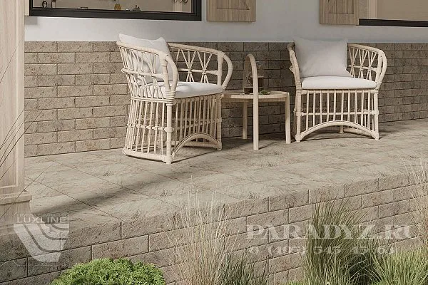 Плитка фасадная гладкая 245x66x7,5мм, Mattone Pietra Beige, Paradyz, изобр. 2