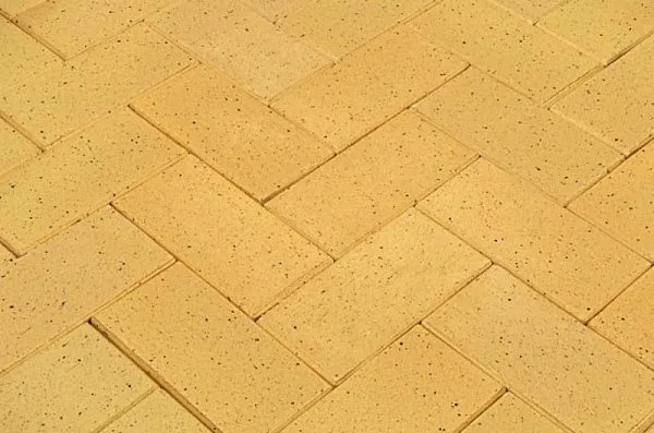 Тротуарная клинкерная брусчатка 200х100х50 мм, Amarillo Ronda, La Paloma ceramicas, изобр. 1