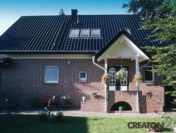 Керамическая черепица Creaton Sinfonie, Noblesse, цвет Черный, изобр. 3