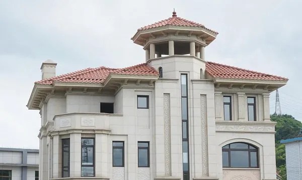 Керамическая черепица Roman Киноварь (красная), Rongguan, изобр. 5