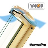 Эвакуационное деревянное мансардное окно, FEP U3, 94x140, Fakro
